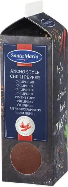 Čili pipari Ancho 470 g, Santa Maria, Tetrapaka