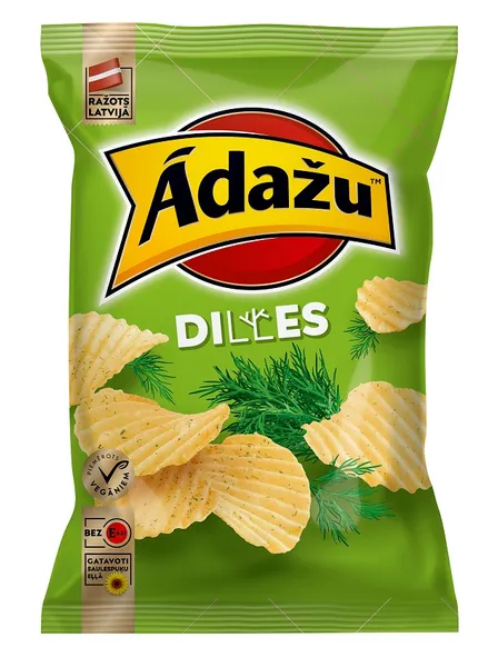 Chips ĀDAŽU Dill, 130g