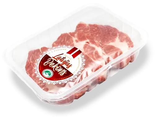 Cūkgaļas kakla karbonāde LATVIJAS BEKONS, šķēlēs, 400g