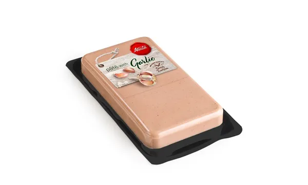 Cūkgaļas pastēte vārīta ar ķiplokiem, I klase, 150g
