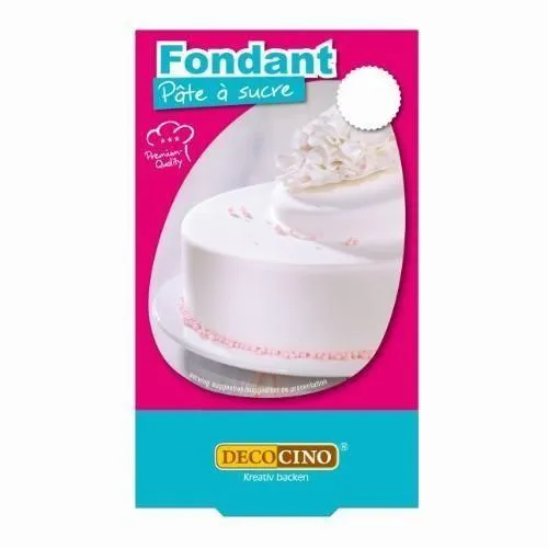 Confectionery sugar paste DECOCINO, white, 250g