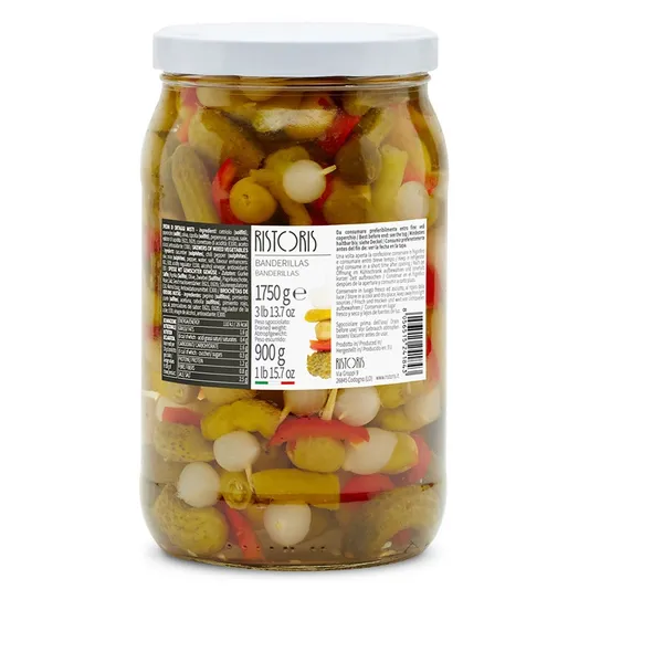 Dārzeņu maisījums uz iesmiņiem RISTORIS, 1.75kg/900g