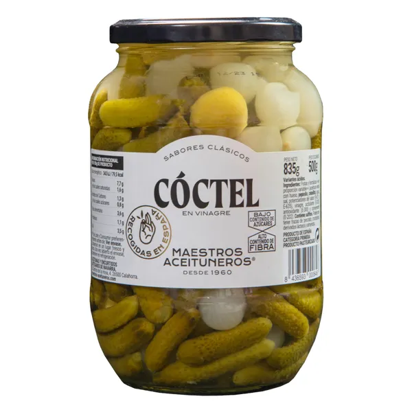 Vegetables and olives in vinegar MAESTROS ACEITUNEROS, 700g/385g