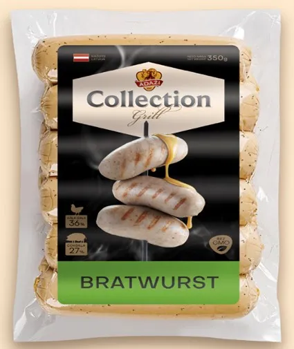 Desiņas ĀDAŽI Grill Collection Bratwurst, 350g