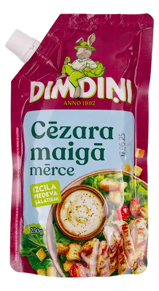 DIMDIŅI Cēzara maigā mērce, 250g