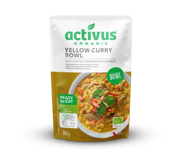 Dzeltenā karija bļoda ACTIVUS BIO, 283g