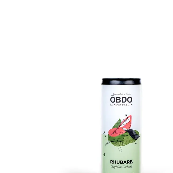 Džina kokteilis OBDO Rabarberu, 6%, bundžā, 0.25l (DEP)