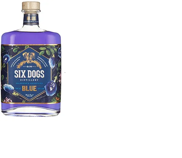 Džins SIX DOGS Blue, 43%, 0.7l