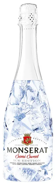 Dzirkstošā vīna dzēriens MONSERAT, pussalds,  8%, 0.75 l