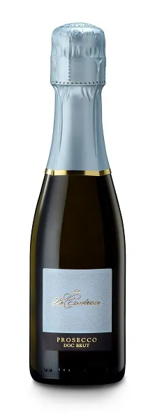 Dzirkstošais vīns LE CONTESE, Prosecco DOC Treviso, brut, kaste, 11%, 0.2l