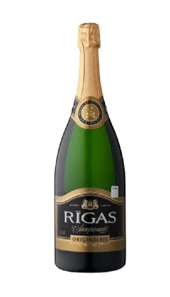 Dzirkstošais vīns RĪGAS ŠAMPANIETIS Oriģinālais, 11,5%, 1.5 l