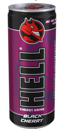 Enerģijas dzēriens HELL Black Cherry, 250 ml (DEP)