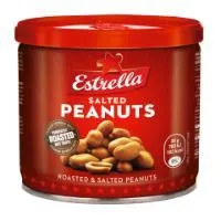 Estrella Zemesrieksti sālīti metāla bundžā 140g