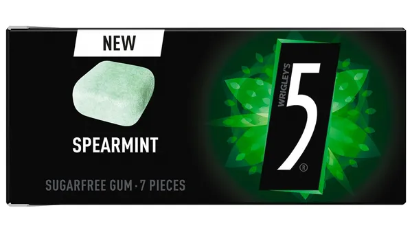 FIVE BOUNCE spearmint košļājamā gumija 14.4g