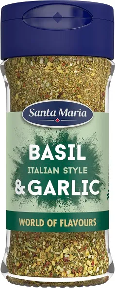 Garšvielu  maisījums Bazilika un Ķiploku SANTA MARIA, 41g