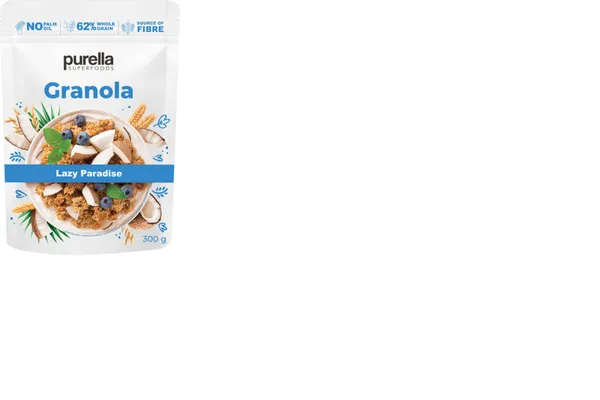 Granola musli PURELLA ar medu un kokosriekstu skaidiņām, 300g