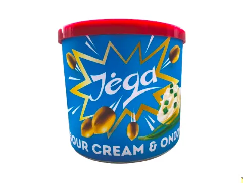 Roasted peanuts Jėga with sour cream and onion flavor, 140g