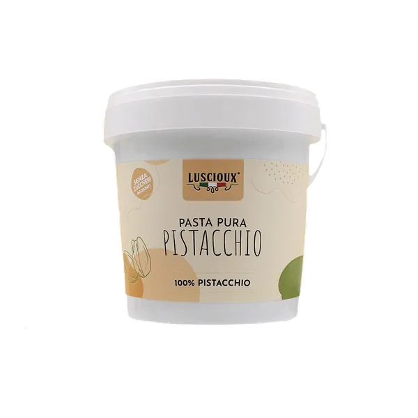 Roasted pistachio nut paste LUSCIOUX, 100%, 1 kg