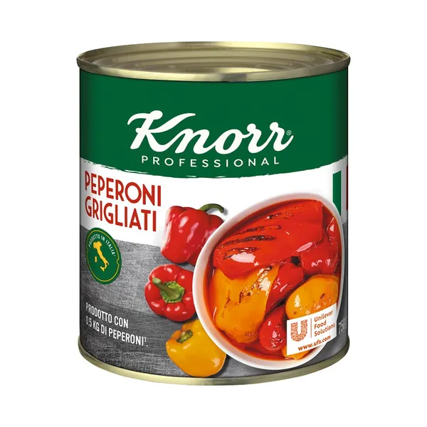 Grilled peppers KNORR, 750g