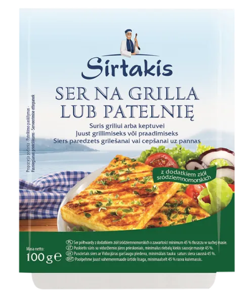 Grilsiers SIRTAKIS, with Mediterranean herbs, 45%, 100g