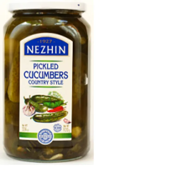 Pickled cucumbers in village style NIZHYN , 920g