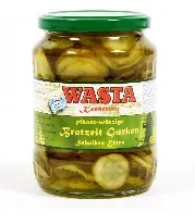 Gherkins in slices, 670g/360g