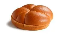 BRONX HAMBURGER BUN 30 pcs. x 80g, Schulstad, Lantmannen