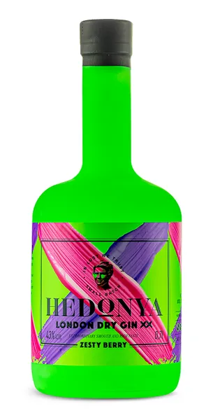 HEDONYA London Dry Gin XX green 43%, 0.7 L