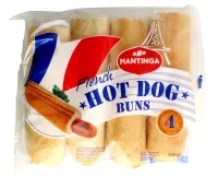 Hot-Dog bread with a hole, 4pcs.
