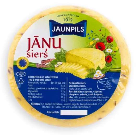 JAUNPILS Jāņu siers, 400 G