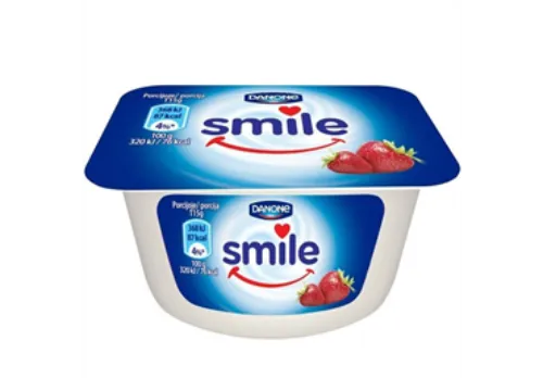 Jogurta deserts SMILE ar Zemeņu garšu, 115 g