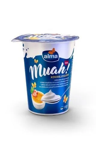 *Jogurts ALMA saldkrējuma ar krēms brulē piedevu, 380 g