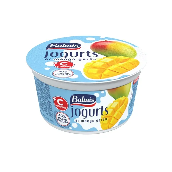 Yogurt BALTAIS with vitamin C and mango flavor, 150g NPKS