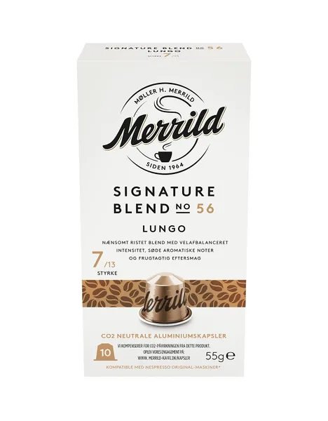Coffee capsules MERRILD Signature Blend no.56, 10unit, 55g