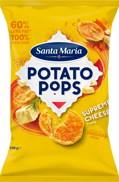 Kartupeļu čipsi ar siera garšu 100 g, Santa Maria