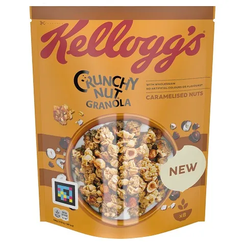 KELLOGG'S Crunchy nut Granola Caramelized nuts 380g