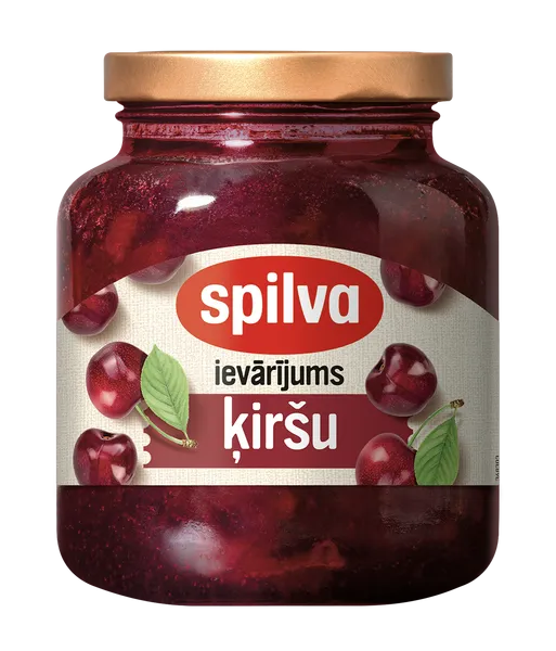 Ķiršu ievārījums SPILVA, 380g