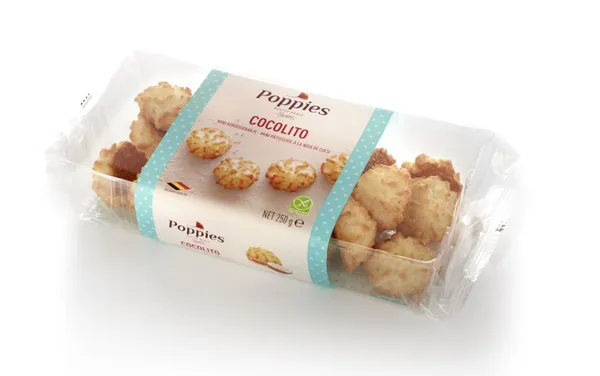 Kokosriekstu cepumi POPPIES Cocolito, 250g