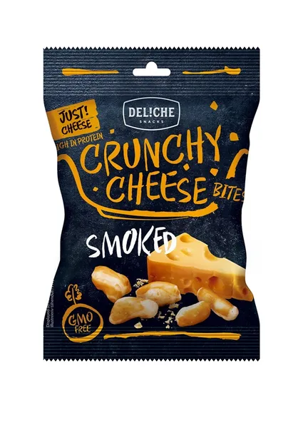 Kraukšķīgs siers TOP FOOD, Hrumm Hrumm "Kūpināts", 35g