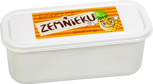 Cream ice cream with pineapple flavor, 5L/2.5kg