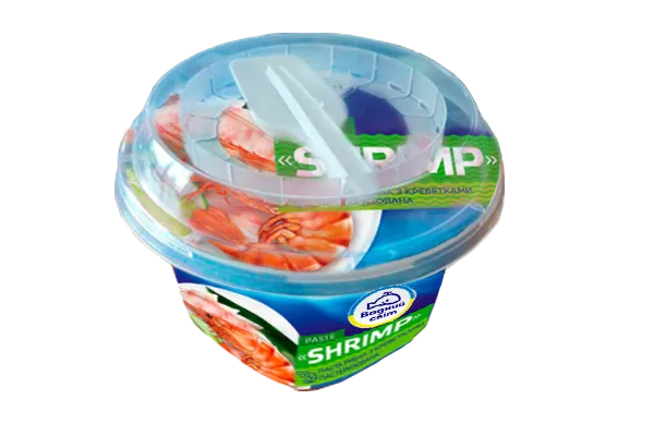 Krēms ar surimi nūjiņām un garneļu garšu Vodnij Svit, 140 g