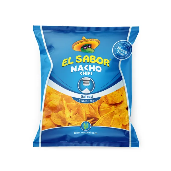 Kukurūzas čipsi EL SABOR ar sāli, 100g