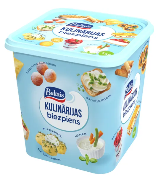 Culinary cottage cheese BALTAIS, 1kg