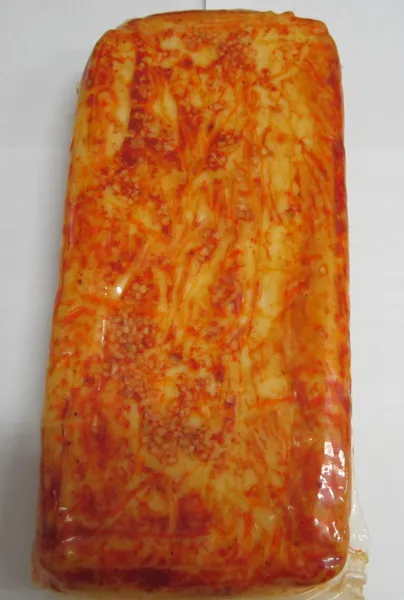 Smoked cheese "Medžiotojų", 45%, with red pepper, RSM ~1 kg