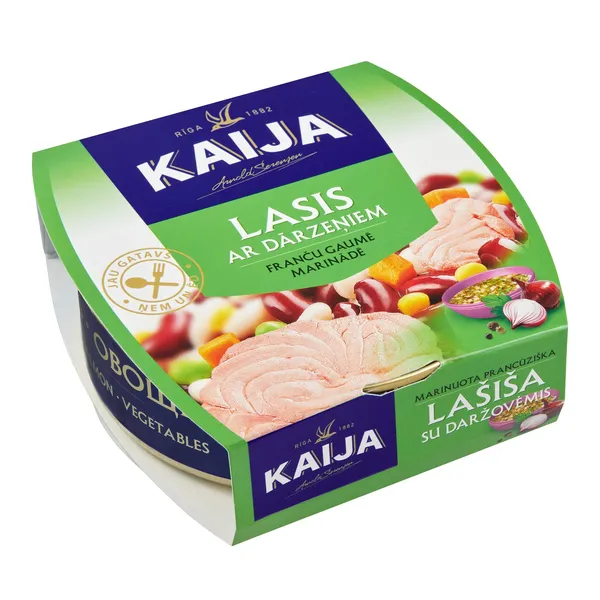 Laša filejas salāti "Franču" (marinādes dresingā) KAIJA, 220 g
