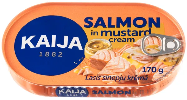 Laša filejas sinepju krēmā KAIJA, 170 g