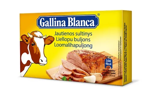 Beef broth 8x10g, Gallina Blanca