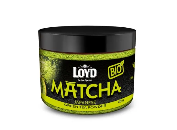 LOYD Zaļās tējas pulveris Matcha BIO, 40g