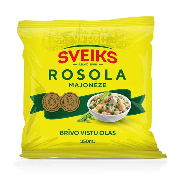Majonēze SVEIKS Rosola, 250ml