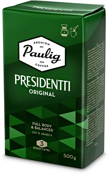 Maltā kafija PAULIG PRESIDENTTI ORIGINAL, 500 g
